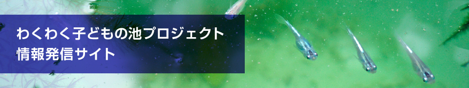 わくわく子どもの池プロジェクト情報配信サイト